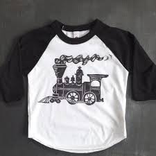 Black And White Baseball Tee Toddler Kids Christmas Outfit Train Birthday Party Kids Toddler Train Vintage Train Baseball Tee Black Boys Hipster Kids Gift For Boy Toddler Kids Christmas Outfits Toddler Shirt Long Sleeve Shirts