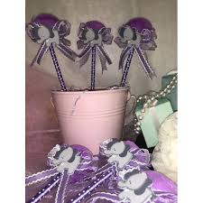 Baby showers are parties too and deserve a little favor to have as a keepsake. Charmed Baby Shower Elephant Pompom Pens Favors Purple Gray It S A Girl Boy Unisex 12 Pieces Walmart Com Walmart Com