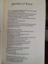 Elizabeth Bishop Questions Of Travel This Or That Questions Elizabeth Bishop Many Clouds