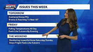 Scattered snow tomorrow; Weekend winter storm potential