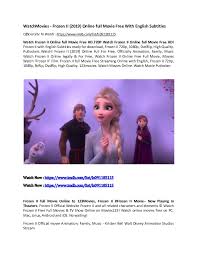 You might also like this movies. Movies Frozen Ii 2019 Online Full Movie Free English Subtitles