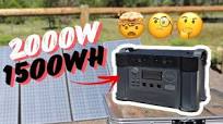 ALLPOWERS S2000 Full Review! MASSIVE POWER + 400W Foldable Solar Panel  (portable power station)