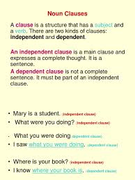 We know that whatever you want is a clause because it has a subject (you) and a verb (want). Define Noun Clause And Give Examples