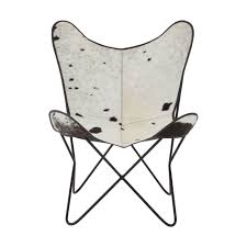 Shop for butterfly chairs in kids' chairs. Black And White Cow Hide Leather Butterfly Chair With Iron Frame Home Lifestyle From The Luxe Company Uk