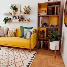 Refresh Small Living Room With Yellow Sofa Stylish Dekor Living Room Decor Apartment Colourful Living Room Yellow Living Room