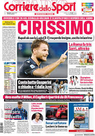 Ora i giapponesi vogliono i giochi il 64% vota sì; Il Corriere Dello Sport In Prima Pagina Ibra Esalta Il Milan