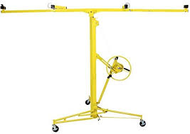 We buy, test, and write reviews. Mandycng Rolling Caster Professional Diy Drywall Lift Panel 11 Hoist Dry Wall Jack Rolling Caster Lifter Lockable Yellow Drywall Lifts Material Handling Products