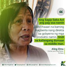 Sa #SagipSaka Law. Farmers first. Isa sa pinaka highlight ng batas na ito  ay ang kapasidad ng local government at national government agencies na  makabili direkta sa mga magsasaka at farmers organizations
