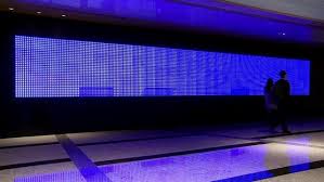 Stabilnyj Dinamichnyj A Permanent Installation Of 8 Dynamic Video Artworks In The Lobby Of Deutsche Bank H Media Wall Art Videos Architectural Specification