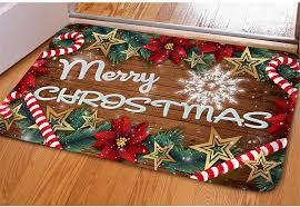 Christmas Door Mats Outdoor Amazon Com Hugs Idea Merry Christmas Doormat Welcome Door Mat Rug Indoor Outdoor Mats Decor Rug For Home Office Bedroom Patio Lawn Garden