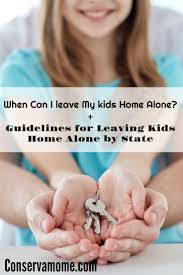 Guidelines For Leaving Kids Home Alone By State Kids House Mom And Baby Kids Fever