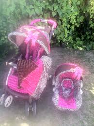 Cheetah And Hot Pink Car Seat And Stroller Facebook Tiffany Pryor Hot Pink Cars Pink Car Seat Car Seat And Stroller