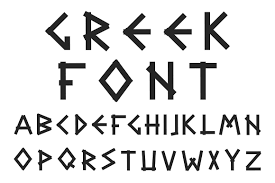 There's nothing magical or important about that number. Greek Letters English Alphabet By Expressshop Thehungryjpeg Com