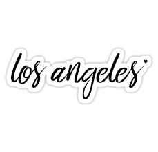 Los Angeles Sticker By Snowgraphs Los Angeles Stickers Angel