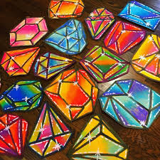 Cassie Stephens On Instagram Nursing A Migraine Today And Trying To Take It Easy Working Elementary Art Projects Elementary Art Rooms Colorful Art Projects