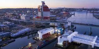 The bridge will connect central gothenburg with hisingen city and also the two shores of the river. Hisingsbron Byggfaktadocu Se