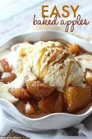 Easy Baked Apples Belle Of The Kitchen