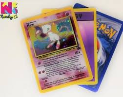 What is the point of collecting pokémon cards? Mew Pokemon Card Holographic Sticker Set Made From Real Vintage Pokemon Cards And Protected With A Top Lamin Mew Pokemon Card Pokemon Cards Upcycled Vintage
