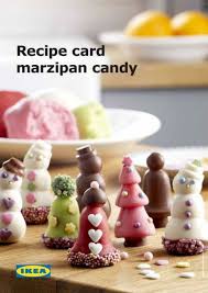 Holiday Recipe From Ikea Marzipan Candy Get Creative And Try Something New With Your Family This Holi Yummy Christmas Treats Christmas Food Christmas Treats
