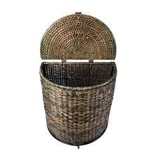 Laundry baskets hampers and laundry bins collection at home. Buy Natural Cane Laundry Cum Storage Basket Semi Circle Height 19 Online Ecohoy