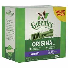 greenies dog dental chew treats larger