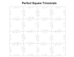 Factoring Perfect Square Trinomials By Graff S Math Store Tpt