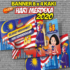 Kaligrafi kemerdekaan malaysia cikimm com. Banner Selamat Hari Merdeka Selamat Hari Kebangsaan Malaysia Happy National Day 4 X 8 Ft Shopee Malaysia