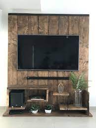 46 Rustic Tv Wall Design Ideas For Home Wood Wall Design Tv Wall Design Tv Wall Decor
