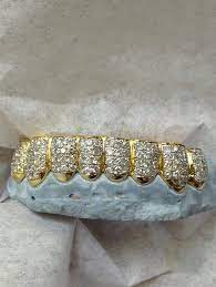 Gold Grill Diamond Grillz Bling Gold