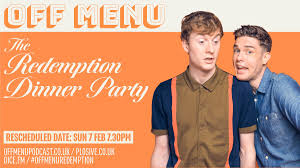 Send your questions to our instagram @welovetodinnerparty or email thedinnerpartywithalex@gmail.com cheers to love! Off Menu The Redemption Dinner Party Plosive