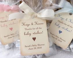 Boy Baby Hugs And Kisses Favor Bags Boy Baby Shower Kiss Etsy Baby Shower Kisses Favors Baby Shower Kisses Baby Shower Gifts For Guests