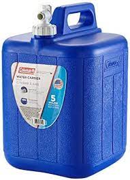 Stainless steel is the only type of metallic container that doesn't corrode. Amazon Com Coleman 5 Gallon Water Carrier Blue Water Cans Sports Outdoors