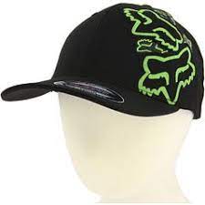 Fox Racing Hat Green And Black Favorite Fitted Hats Flex Fit Hats Fox Clothing
