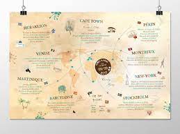 Plan De Table Mariage Planisphere Illustre A Vos Zamours Table Mariage Voyage Plan De Table Plan De Table Mariage