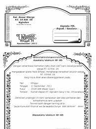 Kediaman bapak h.mu'sin rt 10 rw.08 no. Undangan Walimatul Khitan Pdf