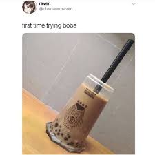 First Time Trying Boba Bubble Tea Boba Tea Boba