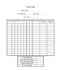 Homeschool Hour Log The Family Schoolhouse