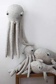 Handmade Big Original Octopus Plush Handmade Stuffed Animals Octopus Plush Handmade Plush