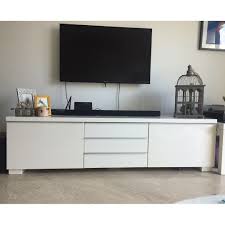 Find white high gloss console table. Ikea Besta Burs Tv Bench Stand Furniture Home Living Furniture Tv Consoles On Carousell