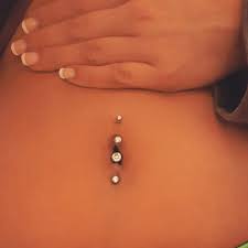 Double Naval Belly Button Piercing Just Done Today And I M In Love Had The Top But Belly Piercing Jewelry Earings Piercings Belly Button Piercing Jewelry