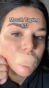 It's a yes for me #mouthtaping #mouthtape, #skincare #jawline  #mouthbreathing