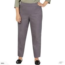 Alfred Dunner Womens Plus Allure Casual Pants