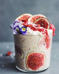 Easy Fig Bircher With Coconut And Goji Food Raw Food Recipes Goji Berries