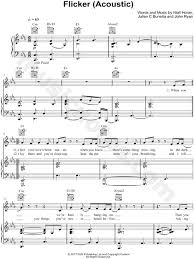 Niall horan i do not own the song, picture or font! Niall Horan Flicker Acoustic Sheet Music In Eb Major Transposable Download Print Sku Mn0179074