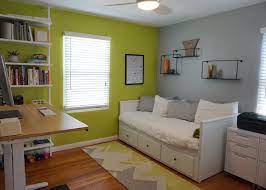 Are you an eclectic person with a range of interests? How To Decorate A Home Office Guest Room Our Work From Home Life
