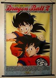 80s & 90s dragon ball art. Dragon Ball Z Tapestry Banner Goku Gohan Vintage 90 S Toei Animation Ebay