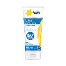 Blotchy red marks, skin irritation, itchiness. Ultra Extra Care Sunscreen Spf 50 Cancer Council Skincarisma