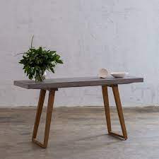 Concrete Hall Table Grey Entrance Hall Tables Hall Table Table