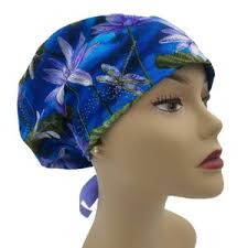 Men's Surgical Scrub Hats, or Scrub Caps -predators Sharks- Cotton 100%