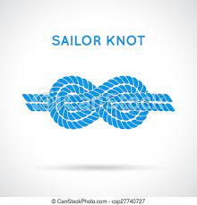 Sailor Knot Nautical Rope Infinity Sign Single Flat Icon With Shadow Tying The Knot Graphic Design Element For Wedding Canstock